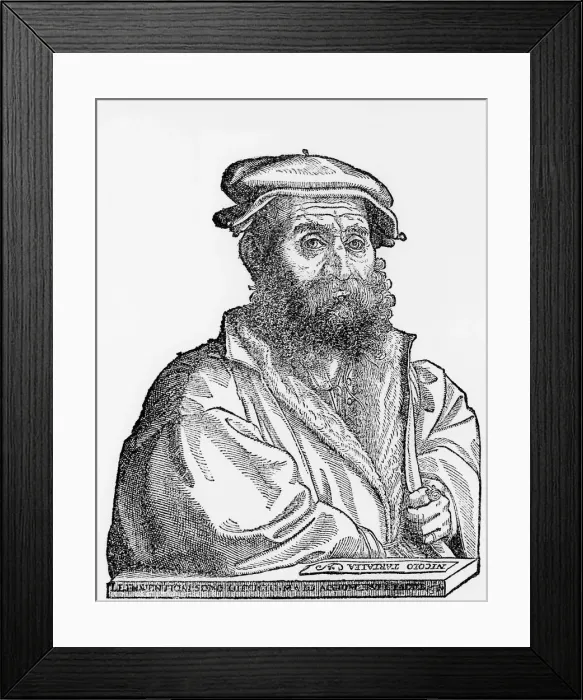Framed Print : Niccolo Tartaglia, Italian mathematician and mechanician, 1550s Framed Print : Niccolo Tartaglia, Italian mathematician and mechanician, 1550s