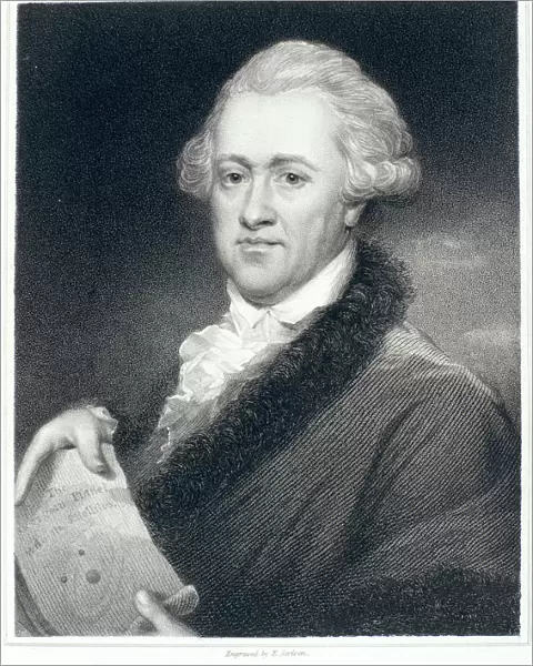 Sir William Herschel, astronomer, 1790s. Artist: John Russell