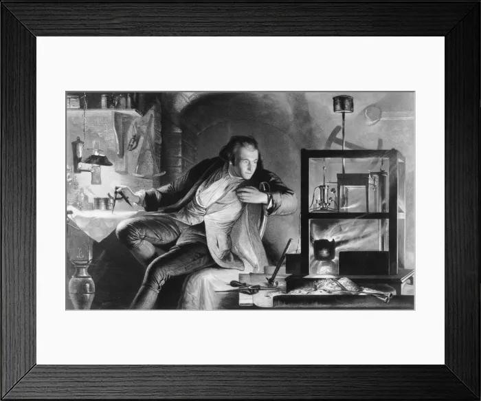 Framed Print : James Watt as a young man, c1769. Artist: James Scott Framed Print : James Watt as a young man, c1769. Artist: James Scott