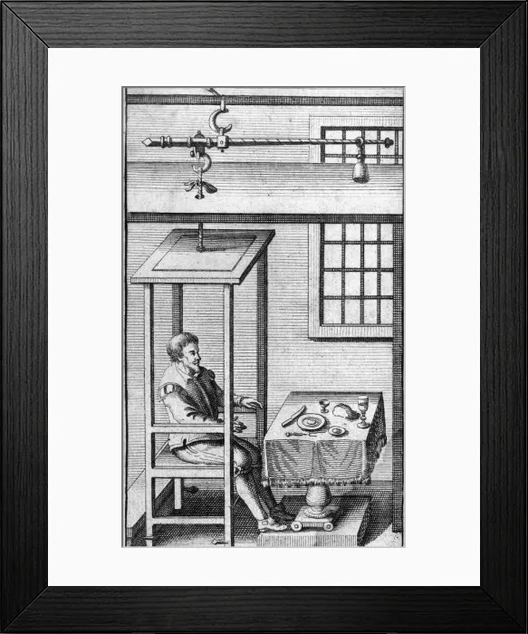 Framed Print : Santorio Sanctorius, c1728 Framed Print : Santorio Sanctorius, c1728