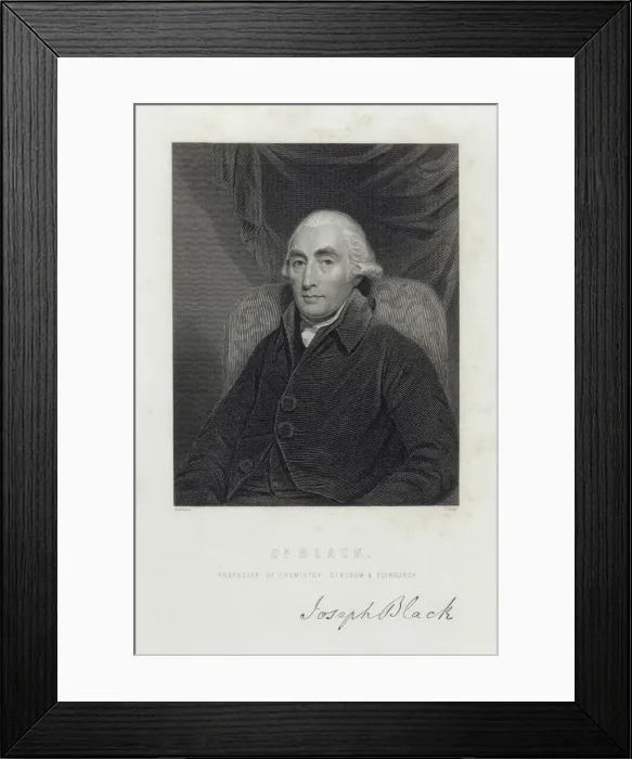 Framed Print : Joseph Black, Scottish chemist, c1780s. Artist: C Cooke Framed Print : Joseph Black, Scottish chemist, c1780s. Artist: C Cooke