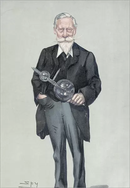 Sir William Crookes, English physicist and chemist, c1900s. Artist: Spy