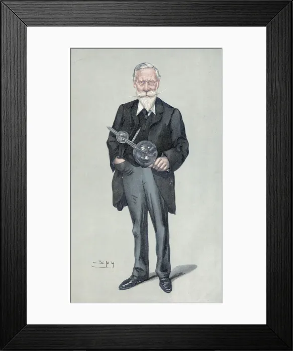 Framed Print : Sir William Crookes, English physicist and chemist, c1900s. Artist: Spy Framed Print : Sir William Crookes, English physicist and chemist, c1900s. Artist: Spy
