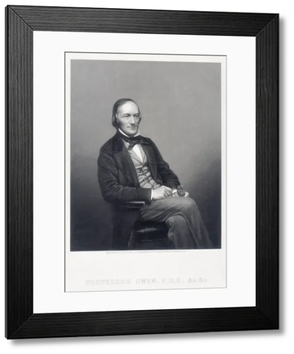 Framed Print : Sir Richard Owen, English zoologist, c1860. Artist: DJ Pound Framed Print : Sir Richard Owen, English zoologist, c1860. Artist: DJ Pound