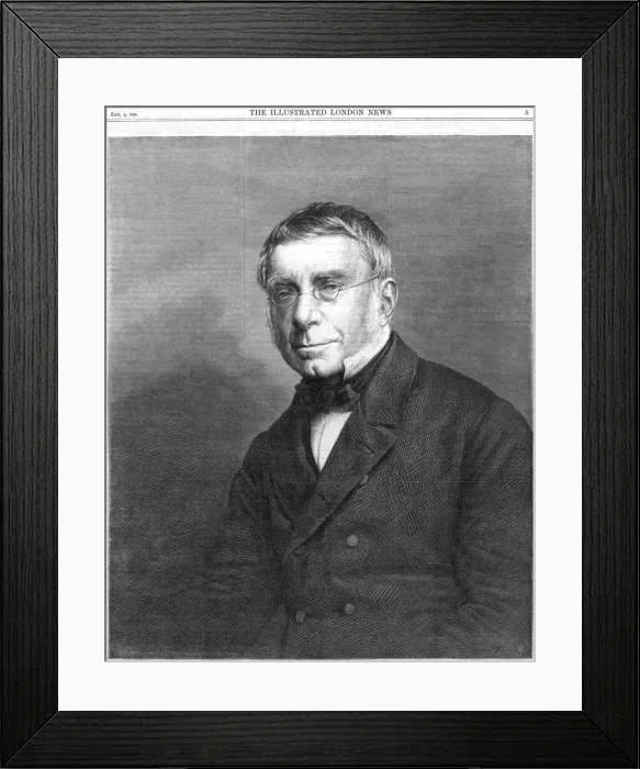 Framed Print : George Biddell Airy, English astronomer and geophysicist, 1868 Framed Print : George Biddell Airy, English astronomer and geophysicist, 1868