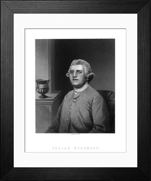 Framed Print : Josiah Wedgwood, English industrialist and potter. Artist: W Holl Framed Print : Josiah Wedgwood, English industrialist and potter. Artist: W Holl