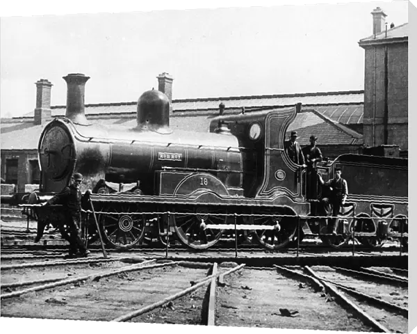 Midlands and Great Western Railway (Ireland) 2-4-0 locomotive Rob Roy, 1873