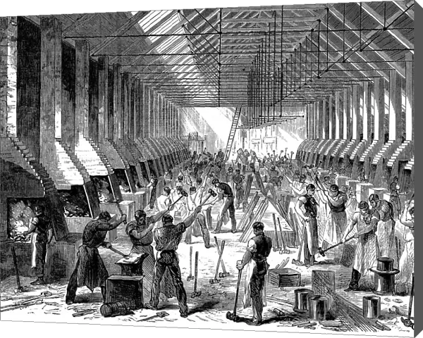 The Railway Carriage Companys works, Oldbury, West Midlands, 1869