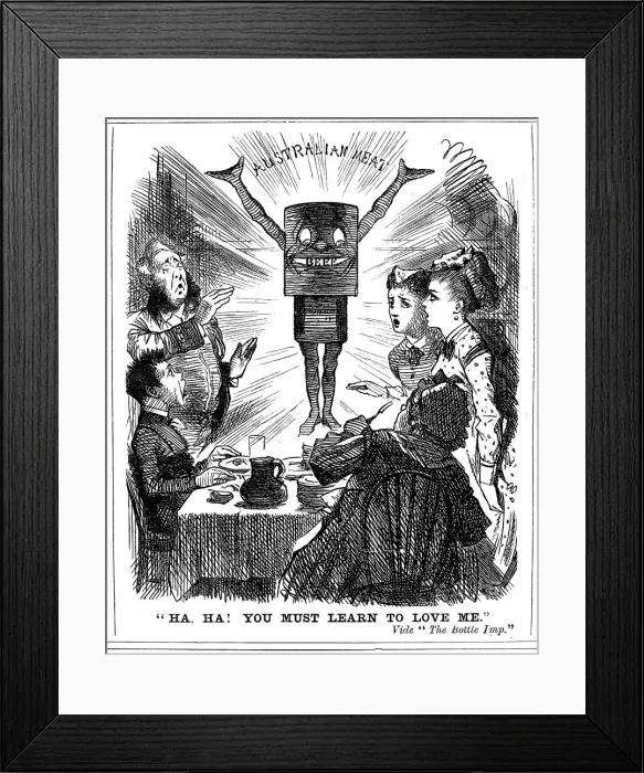 Framed Print : Ha, Ha! You Must Learn to Love Me, 1873 Framed Print : Ha, Ha! You Must Learn to Love Me, 1873