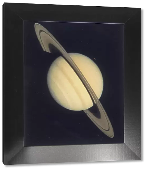 The planet Saturn, 1980