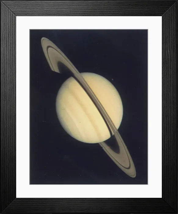 Framed Print : The planet Saturn, 1980