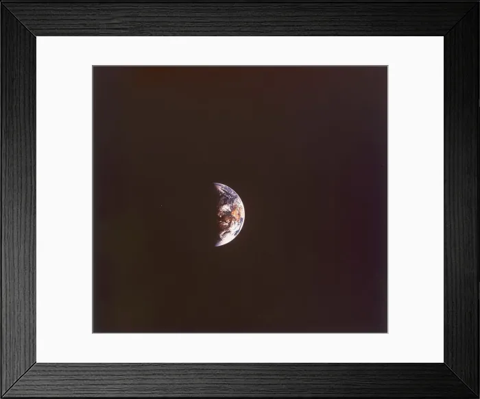 Framed Print : The earth from space, 1968 Framed Print : The earth from space, 1968