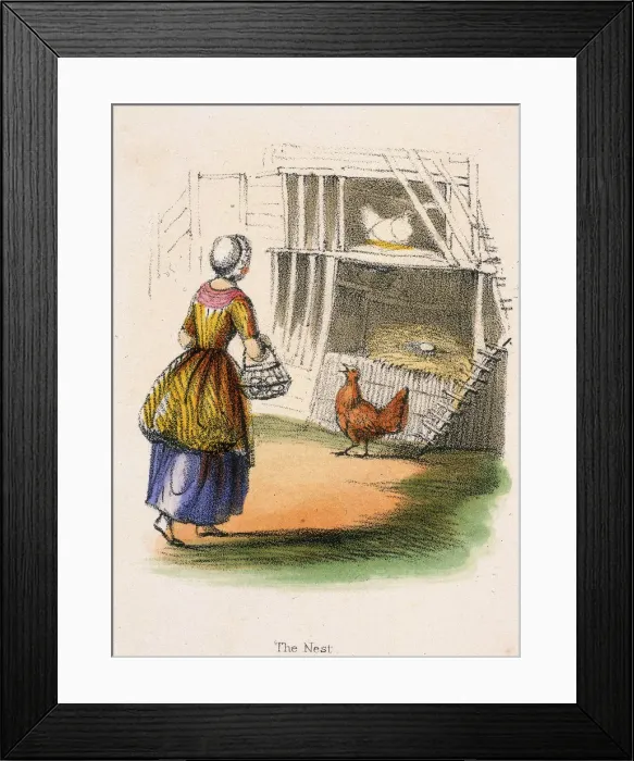 Framed Print : The Nest, c1845. Artist: Robert Kent Thomas