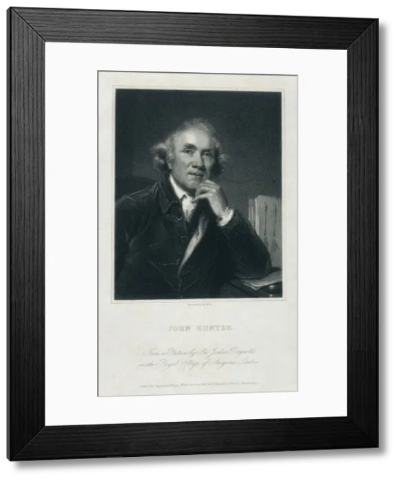Framed Print : John Hunter, FRS, (c1850-c1870?). Artist: William Holl Framed Print : John Hunter, FRS, (c1850-c1870?). Artist: William Holl