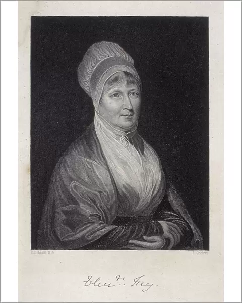 Elizabeth Fry, 1844. Artist: J Cochran