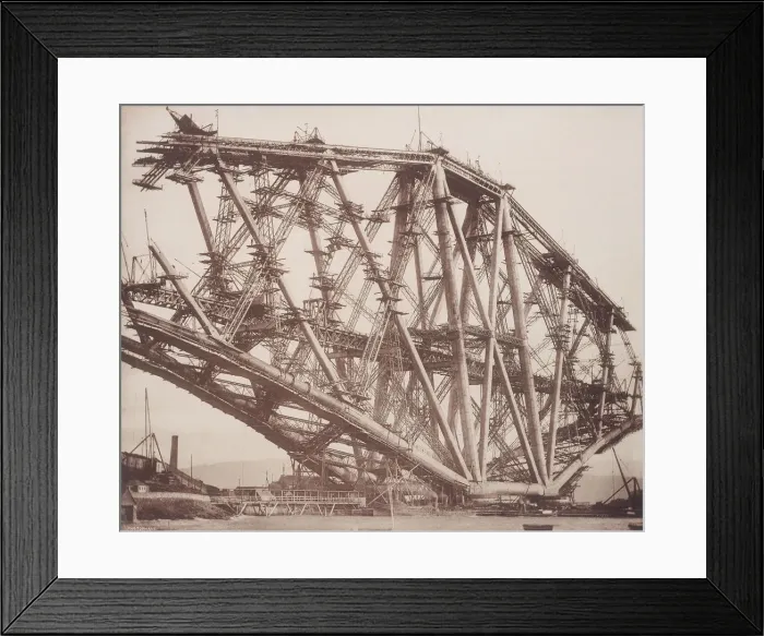 Framed Print : The Fife cantilever, c1880s Framed Print : The Fife cantilever, c1880s