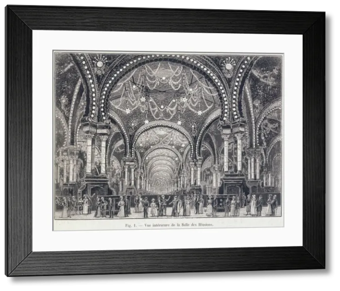 Framed Print : La Salle des Illusions, Paris, September 1900 Framed Print : La Salle des Illusions, Paris, September 1900