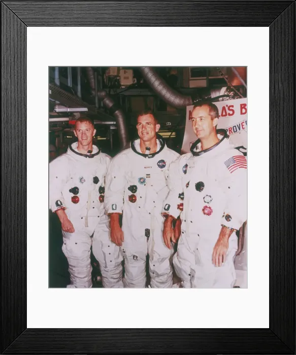 Framed Print : Apollo 9 astronauts, 1968 Framed Print : Apollo 9 astronauts, 1968