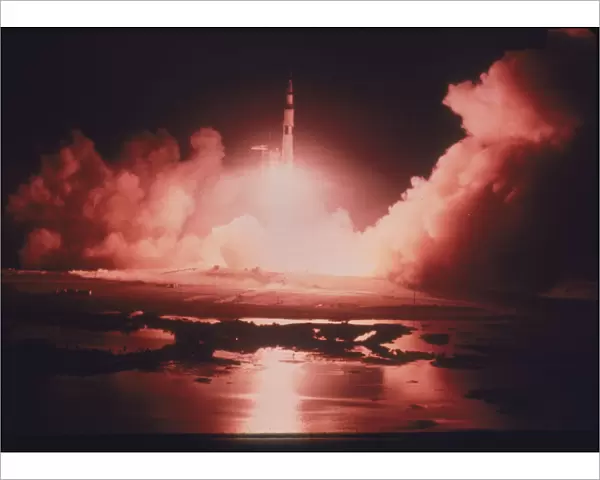 Launch of the Apollo 17 mission, 1972