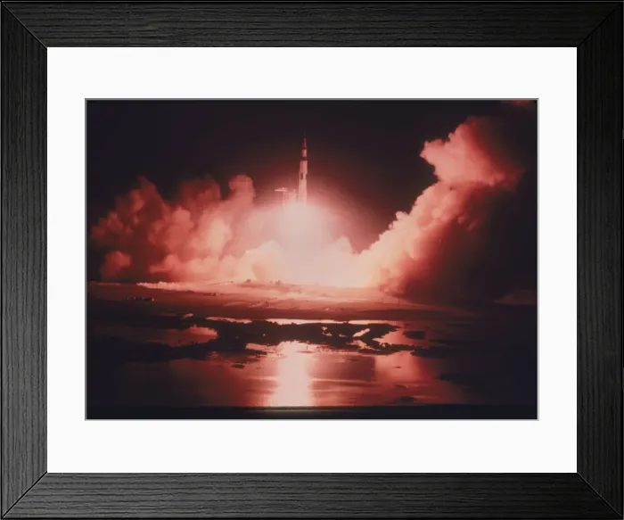 Framed Print : Launch of the Apollo 17 mission, 1972 Framed Print : Launch of the Apollo 17 mission, 1972