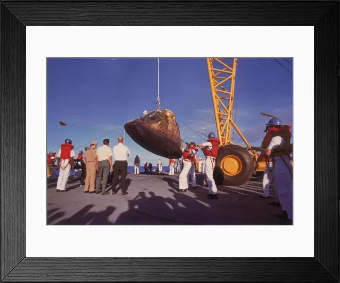 Framed Print : The Apollo 10 Command Module (Capsule), 26 May 1969 Framed Print : The Apollo 10 Command Module (Capsule), 26 May 1969
