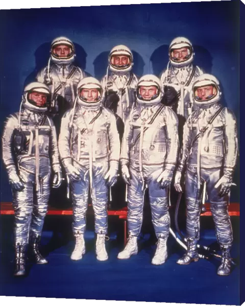 The Mercury Seven astronauts, 1959