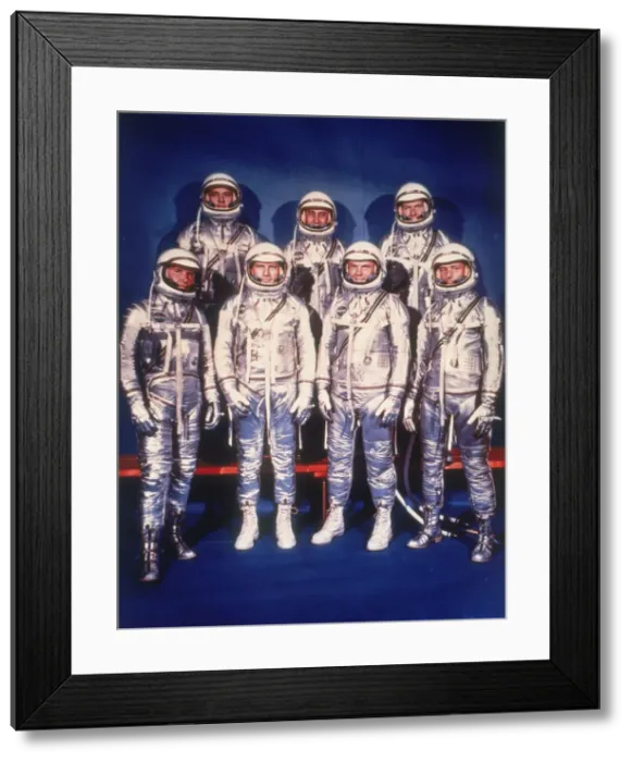 Framed Print : The Mercury Seven astronauts, 1959 Framed Print : The Mercury Seven astronauts, 1959