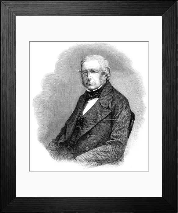 Framed Print : John Stevens Henslow, English botanist, geologist and clergyman, 1861 Framed Print : John Stevens Henslow, English botanist, geologist and clergyman, 1861