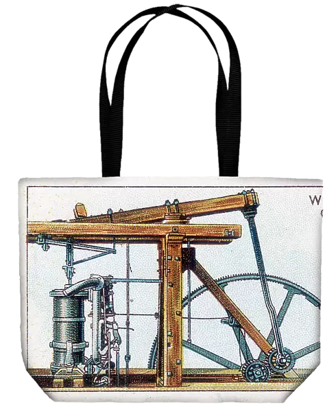 Steam engine by James Watt, 1915