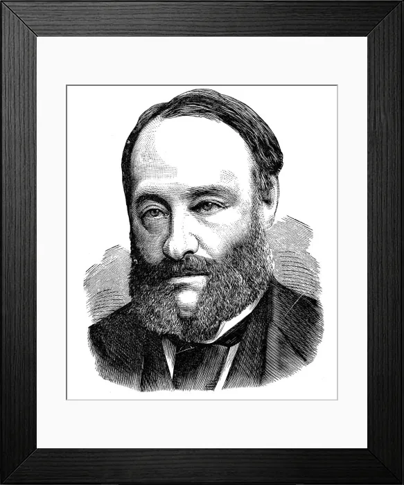 Framed Print : James Prescott Joule, English physicist, 1875 Framed Print : James Prescott Joule, English physicist, 1875