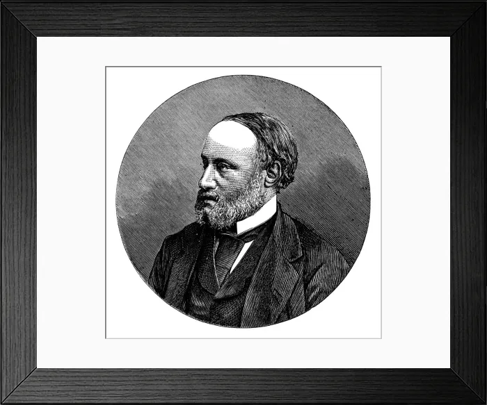 Framed Print : James Prescott Joule, English physicist, 1876 Framed Print : James Prescott Joule, English physicist, 1876