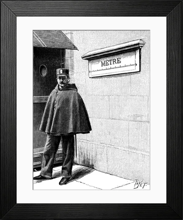 Framed Print : Standard Metre in the Petit Luxembourg, Paris, 1904 Framed Print : Standard Metre in the Petit Luxembourg, Paris, 1904