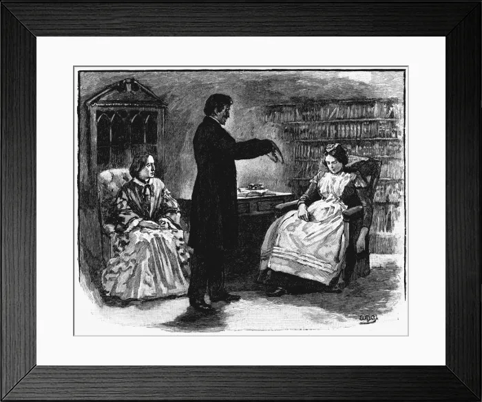 Framed Print : Hypnotism, 1891 Framed Print : Hypnotism, 1891