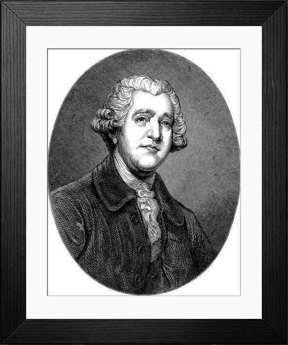 Framed Print : Josiah Wedgwood, 18th century English industrialist and potter, c1880 Framed Print : Josiah Wedgwood, 18th century English industrialist and potter, c1880