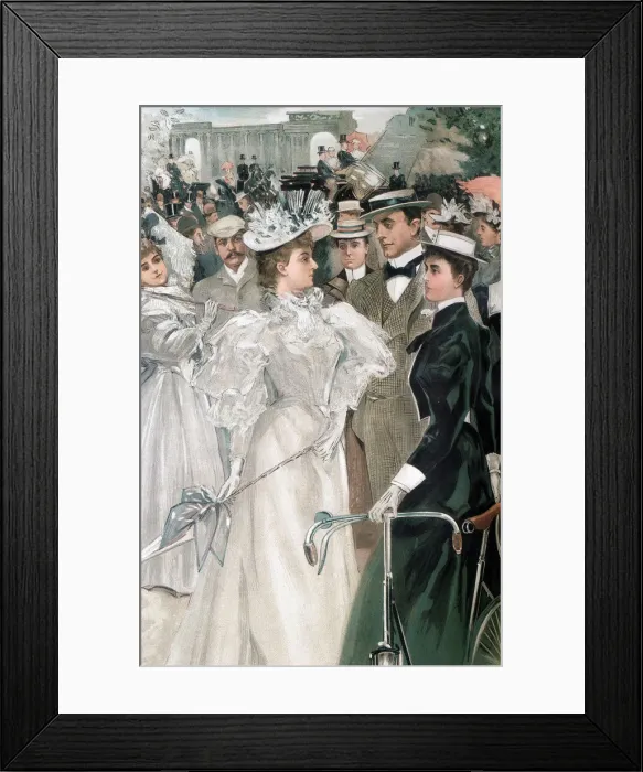 Framed Print : Theresa, Marchioness of Londonderry, 1896. Artist: Hal Hurst Framed Print : Theresa, Marchioness of Londonderry, 1896. Artist: Hal Hurst
