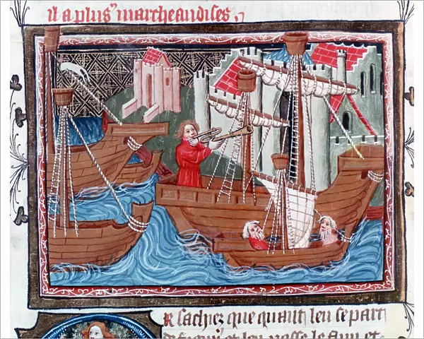 Indian sailing ships described by Marco Polo, 15th century