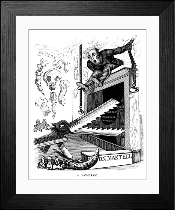 Framed Print : A Sawrian, 1836. Artist: John Scott Framed Print : A Sawrian, 1836. Artist: John Scott