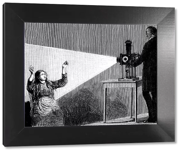 Jean Martin Charcot demonstrating hypnosis, 1879