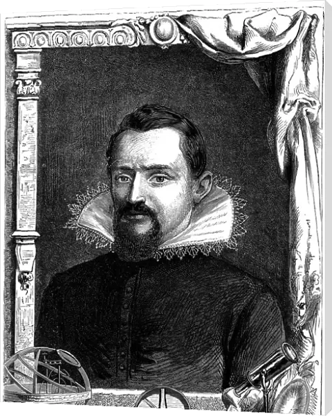 Johannes Kepler, German astronomer, c1600, (c1870)