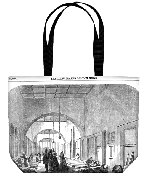The barrack hospital at Scutari during the Crimean War, 1854