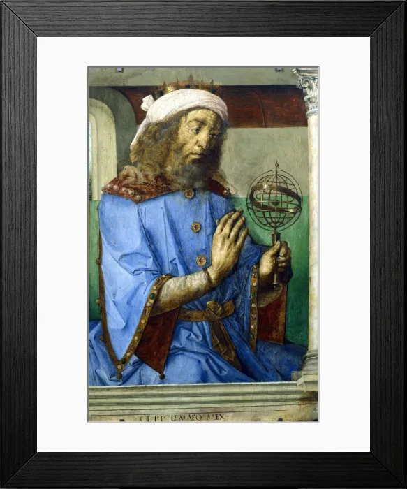Framed Print : Ptolemy, Alexandrian Greek astronomer and geographer, late 15th century. Artist: Pedro Berruguete Framed Print : Ptolemy, Alexandrian Greek astronomer and geographer, late 15th century. Artist: Pedro Berruguete