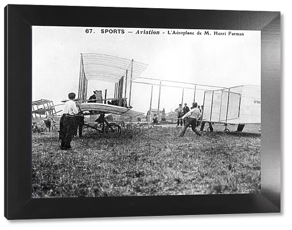 Farman biplane No 1, c1912