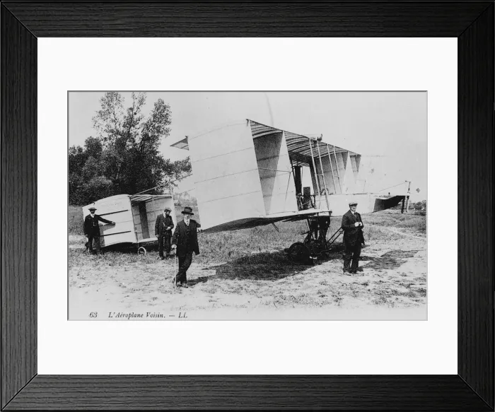 Framed Print : Voisin biplane, 1910 Framed Print : Voisin biplane, 1910