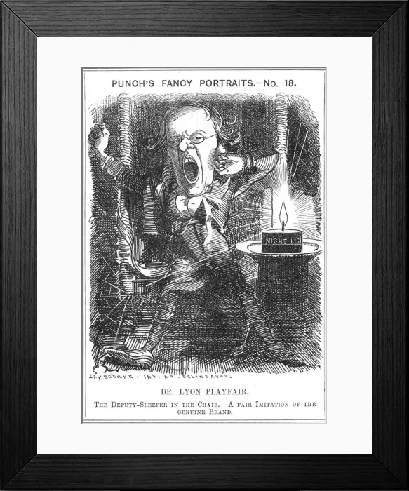 Framed Print : Lyon Playfair, Scottish chemist and politician, 1881. Artist: Edward Linley Sambourne Framed Print : Lyon Playfair, Scottish chemist and politician, 1881. Artist: Edward Linley Sambourne