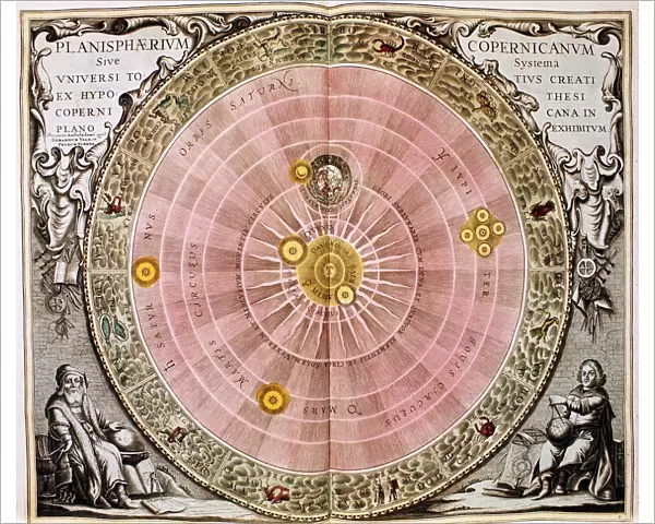 Copernican sun-centred (heliocentric) system of the universe, 1708
