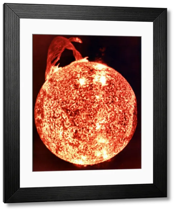Framed Print : Solar flare