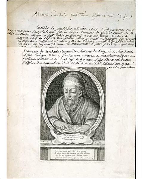 Euclid, Greek mathematician, 1740