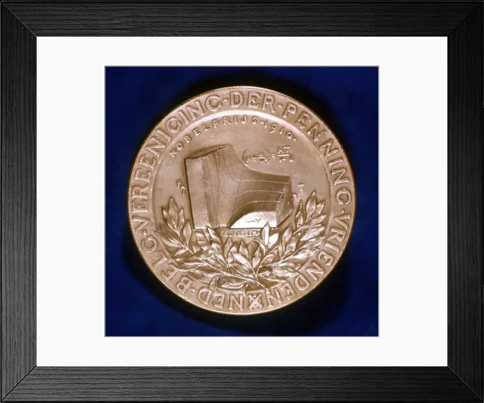 Framed Print : Medal commemorating Dutch physicist Johannes Diderik van der Waals Framed Print : Medal commemorating Dutch physicist Johannes Diderik van der Waals