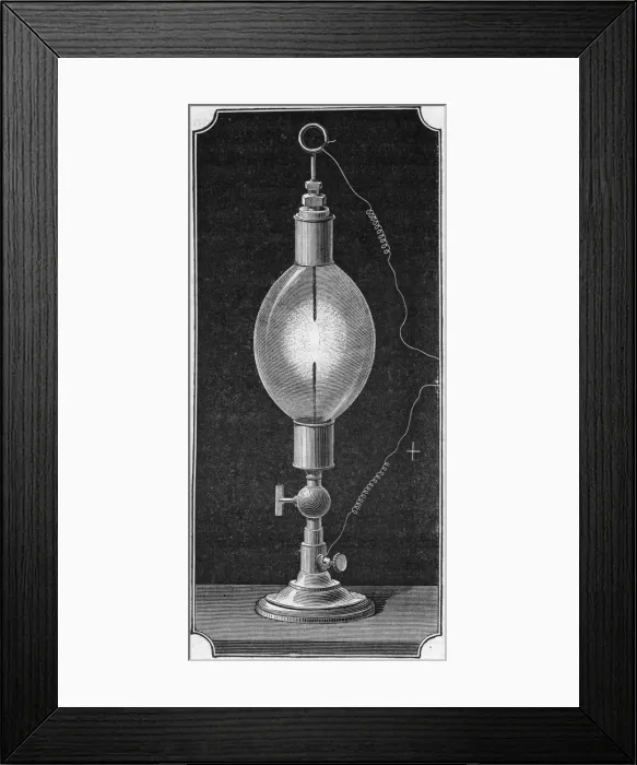Framed Print : Davys electric egg, 1883 Framed Print : Davys electric egg, 1883