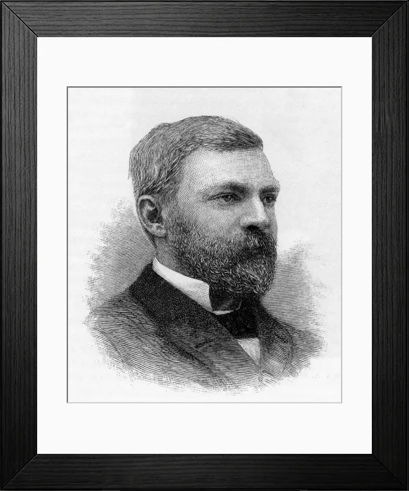 Framed Print : Washington Augustus Roebling, American civil engineer, 1883 Framed Print : Washington Augustus Roebling, American civil engineer, 1883